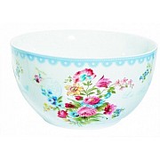 Салатник R2S Цветы 15 см голубой