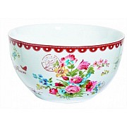 Салатник R2S Цветы 15 см красный