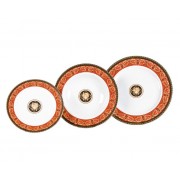 Набор тарелок Leander Сабина Версаче красная линия на 12 персон 36 шт