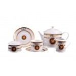 Чайно-столовый сервиз Leander Версаче A126 Золотая лента на 6 персон 40 предметов
