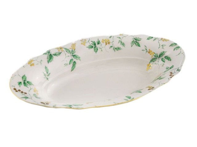 Корзина для хлеба Leander Мэри-Энн Зеленые цветы 33см