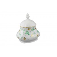 Шкатулка для чайных пакетов Leander Мэри-Энн Зеленые цветы 0,65л