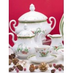 Сервиз чайный Leander Мэри-Энн Новогодняя 2573 на 6 персон 15 предметов