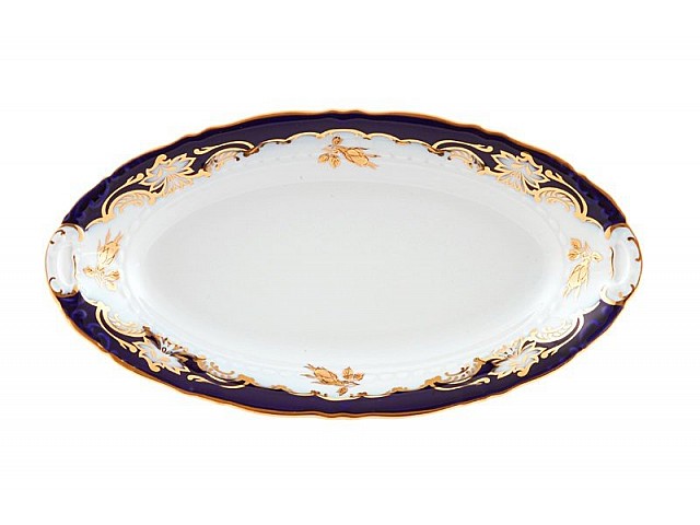 Блюдо овальное Leander Соната Кобальт 1457 23см