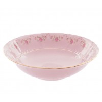 Салатник круглый Leander Соната Мелкие цветы 20 см розовый