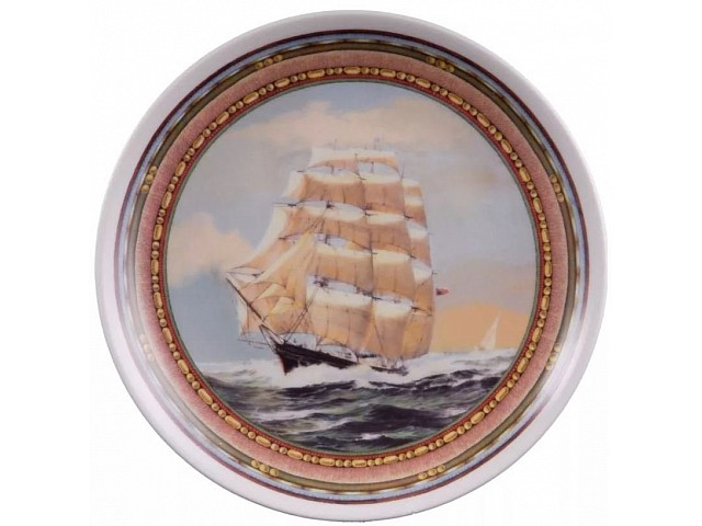 Тарелка настенная 21 см Парусники 02110141-B903