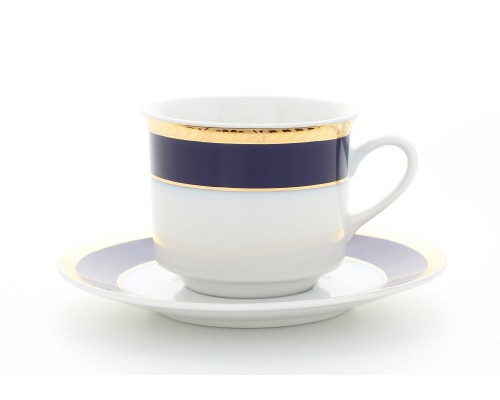 Набор чашек высоких с блюдцем Leander Сабина 0767 6 шт, чашка 0,2 л Набор чашек высоких с блюдцем Leander Сабина 0767 6 шт, чашка 0,2 л