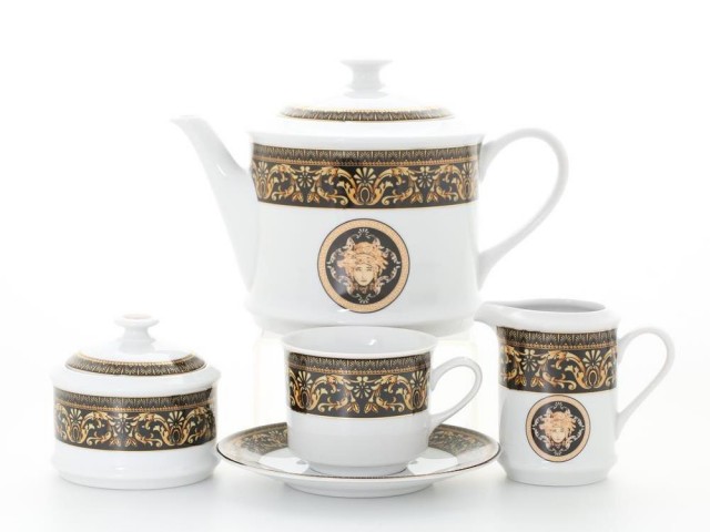 Сервиз чайный Leander Сабина Версаче на 12 персон 27 предметов