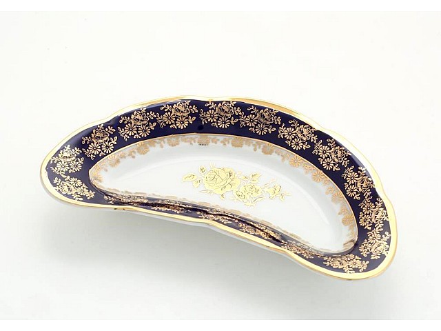 Лимонница Leander Мэри-Энн 0431 Золотая роза кобальтовый борт