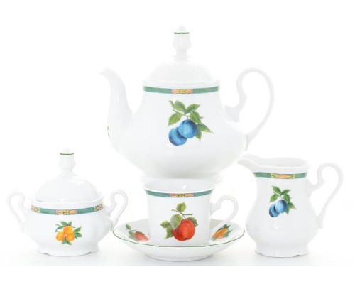 Сервиз чайный Leander Мэри-Энн Фруктовый сад на 6 персон 15 предметов