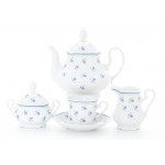 Сервиз чайный Leander Мэри-Энн Синие цветы на 6 персон 15 предметов