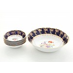 Набор салатников Leander Мэри-Энн Кобальт 0086 7 предметов