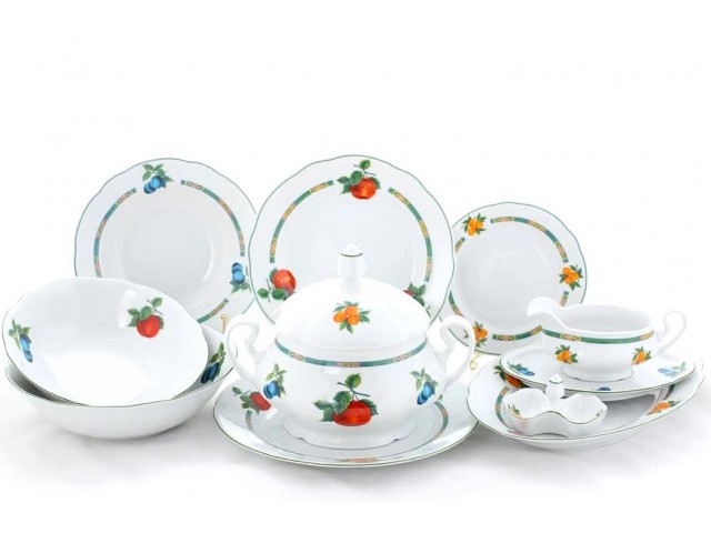 Чайно-столовый сервиз Leander Мэри-Энн Фруктовый сад на 6 персон 40 предметов