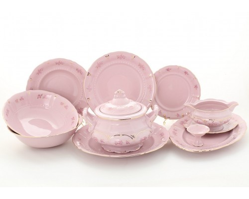 Сервиз столовый Соната Гармония Leander розовый на 6 персон 25 предметов Сервиз столовый Соната Гармония Leander розовый на 6 персон 25 предметов