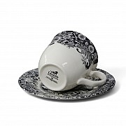 Чашка 240 мл с блюдцем 16 см Rome Grey Claytan