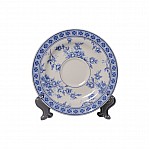 Чашка 240 мл с блюдцем 15,8 см Rose Cluster Blue Claytan