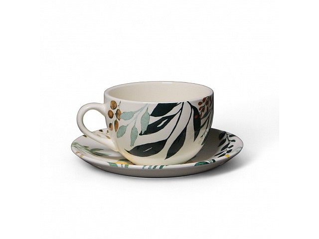 Чашка 240 мл с блюдцем 14,5 см Ashland Claytan