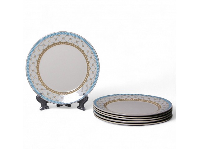 Набор десертных тарелок 21 см на 6 персон Tealstar Claytan