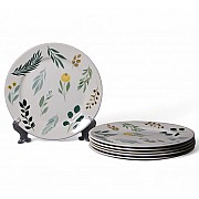 Набор десертных тарелок 21 см на 6 персон Ashland Claytan