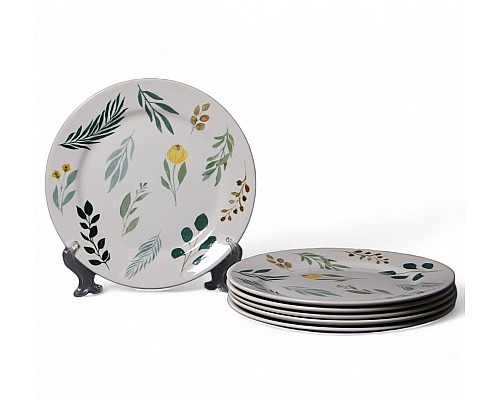 Набор десертных тарелок 21 см на 6 персон Ashland Claytan