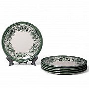 Набор десертных тарелок 19 см на 6 персон DIANA Rose Jade Green Claytan