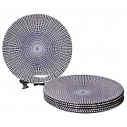 Набор обеденных тарелок 27 см на 6 персон Singapore Blue Claytan Claytan