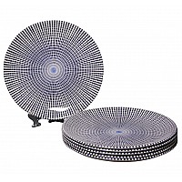 Набор обеденных тарелок 27 см на 6 персон Singapore Blue Claytan Claytan