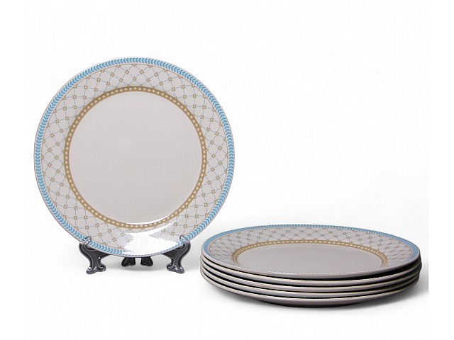 Набор обеденных тарелок 27 см на 6 персон Tealstar Claytan