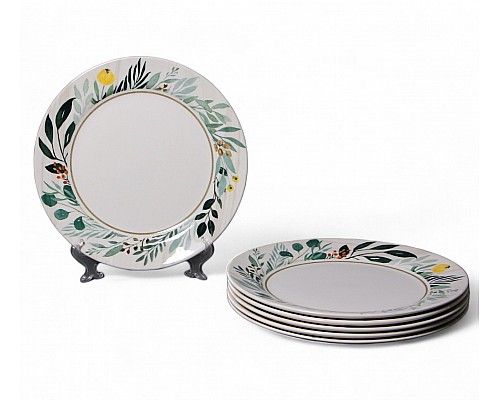 Набор обеденных тарелок 27 см на 6 персон Ashland Claytan