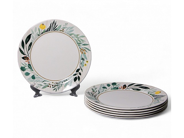 Набор обеденных тарелок 27 см на 6 персон Ashland Claytan