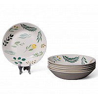 Набор глубоких тарелок 20 см на 6 персон Ashland Claytan