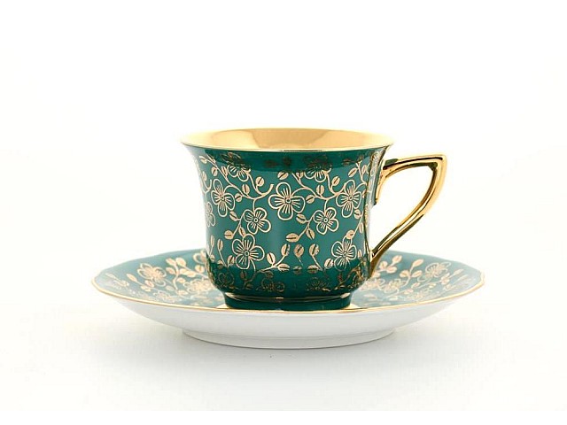 Чашка высокая с блюдцем Leander Виндзор B341 0,1 л