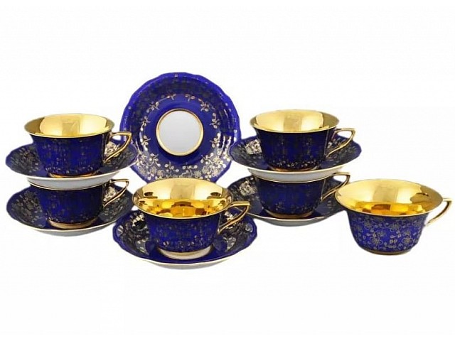 Набор чашек 100 мл Leander Виндзор C341 6 персон