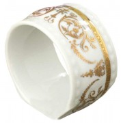 Кольцо для салфеток большое Leander Соната Золотые узоры