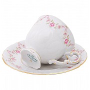 Набор чашек высоких с блюдцем Leander Соната Мелкие цветы 0,15 л