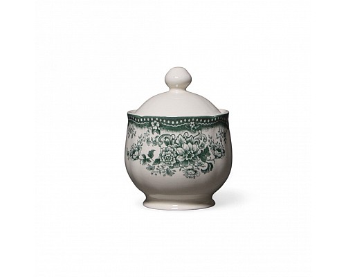 Сахарница с крышкой 280 мл DIANA Rose Jade Green Claytan Сахарница с крышкой 280 мл DIANA Rose Jade Green Claytan