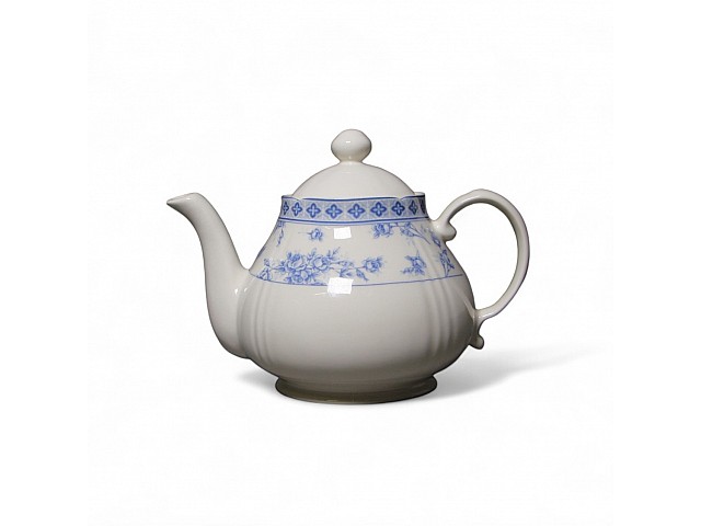 Чайник с крышкой 940 мл Rose Cluster Blue Claytan