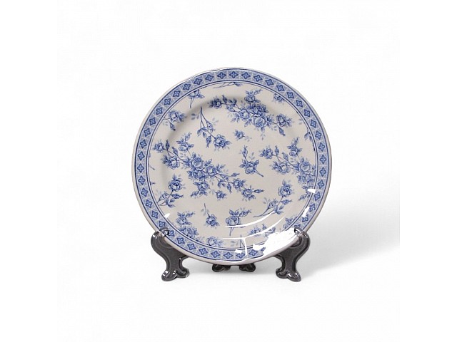 Тарелка десертная 19 см Rose Cluster Blue Claytan