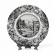 Тарелка обеденная 27 см Rome Grey Claytan