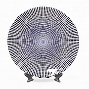 Тарелка обеденная 27 см Singapore Blue Claytan