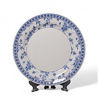 Тарелка обеденная 26 см Rose Cluster Blue Claytan