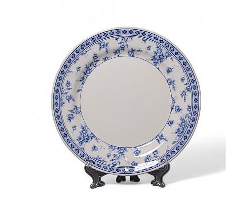 Тарелка обеденная 26 см Rose Cluster Blue Claytan