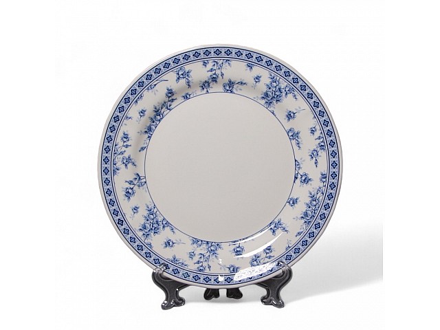 Тарелка обеденная 26 см Rose Cluster Blue Claytan