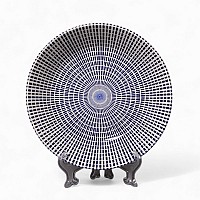 Тарелка глубокая 20 см Singapore Blue Claytan