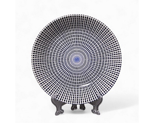 Тарелка глубокая 20 см Singapore Blue Claytan