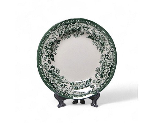 Тарелка глубокая 23 см DIANA Rose Jade Green Claytan