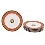 Набор тарелок 25 см Сабина Версаче красная линия Leander