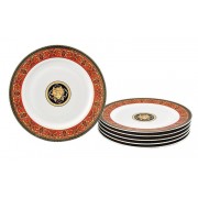 Набор тарелок 19 см Сабина Версаче красная линия Leander