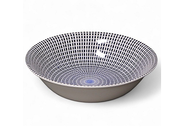 Салатник большой 23 см Singapore Blue Claytan