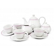 Чайный сервиз Розовый рисунок HyggeLine Leander на 4 персоны
